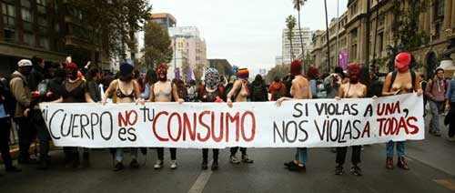 Marcha por una educaci&oacute;n no sexista, Chile. 16 de mayo de 2018