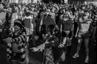 Performance &ldquo;Un violador en tu camino&rdquo;. Santiago, Chile. Diciembre, 2019.