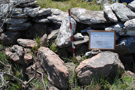 Derrumbes en sitio Base Azopardo 1