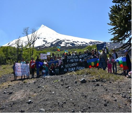 Convocatoria en el Peweantu en defensa del Rukapillan