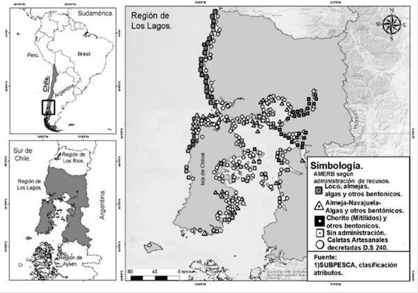 Expresiones espaciales actor Pesquero artesanal