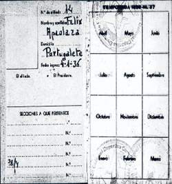 “Carnés FCDO de Euzkadi”, PS-B 0118/038 Centro Documental de la Memoria Histórica.