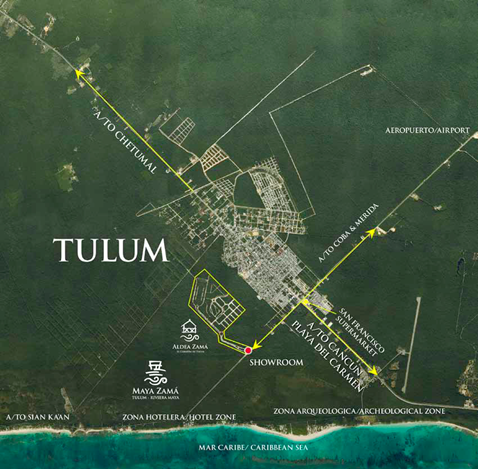 Primera y segunda etapa del fraccionamiento Aldea Zam&aacute;.