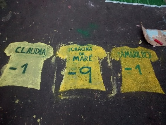 Anti-World Cup Movement decoration, May\June 2014, Rio de Janeiro.