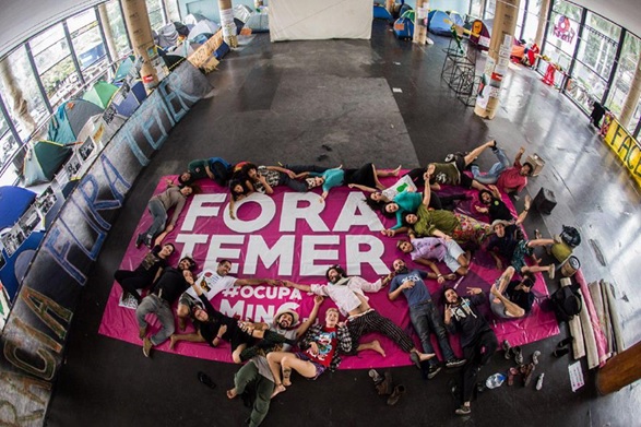 Ocupa MinC RJ, May 16, 2016, Pal&aacute;cio Gustavo Capanema/RJ