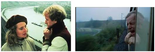 Cenas de Movimento em falso (1975), de Wim Wenders e roteiro de Peter Handke