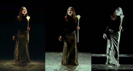 Ermanna Montanari, Ouverture Alcina. L&rsquo;invective contre les hommes.