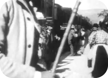 Capture Film Lumière N°653: L’Arrivée d’un train en gare de la Ciotat (France) © Institut Lumière. Frères Lumière (1895)12.