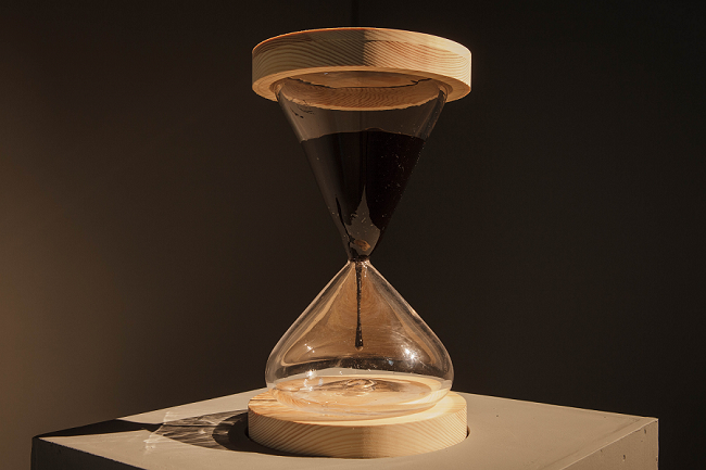 Tempo F&oacute;ssil (Ampulheta de Betume)