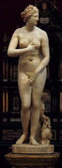 Autor desconhecido. V&ecirc;nus de M&eacute;dici (S&eacute;culo I d.c) c&oacute;pia de original grego. Floren&ccedil;a: Galleria degli Uffizi