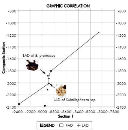 Example of Graphic correlation