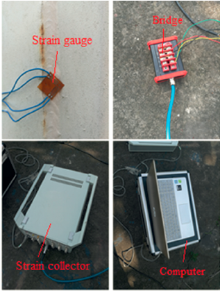 experimental test device