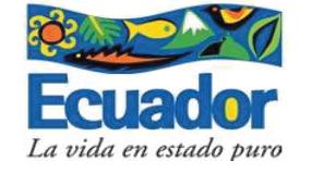 Primer logo y eslogan de lamarca pa&iacute;s Ecuador