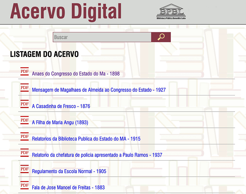 Recursos de digitalização BPBL