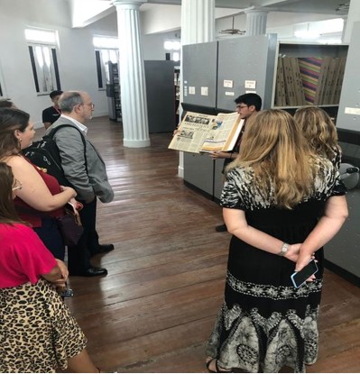 Visita ao Setor de Materiais especiais na BPBL