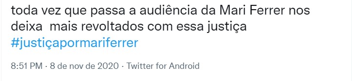 Tweet da Classe 1