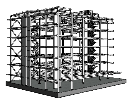 Vista de la estructura