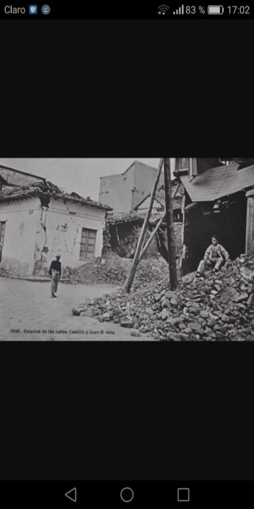 Terremoto del 2 de octubre de 1933 en Santa Elena, (GCity,2017)