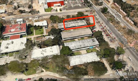 Ubicación geográfica del Edificio F.