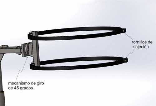 Detalles  del  diseño  de  los  aros  de sujeción