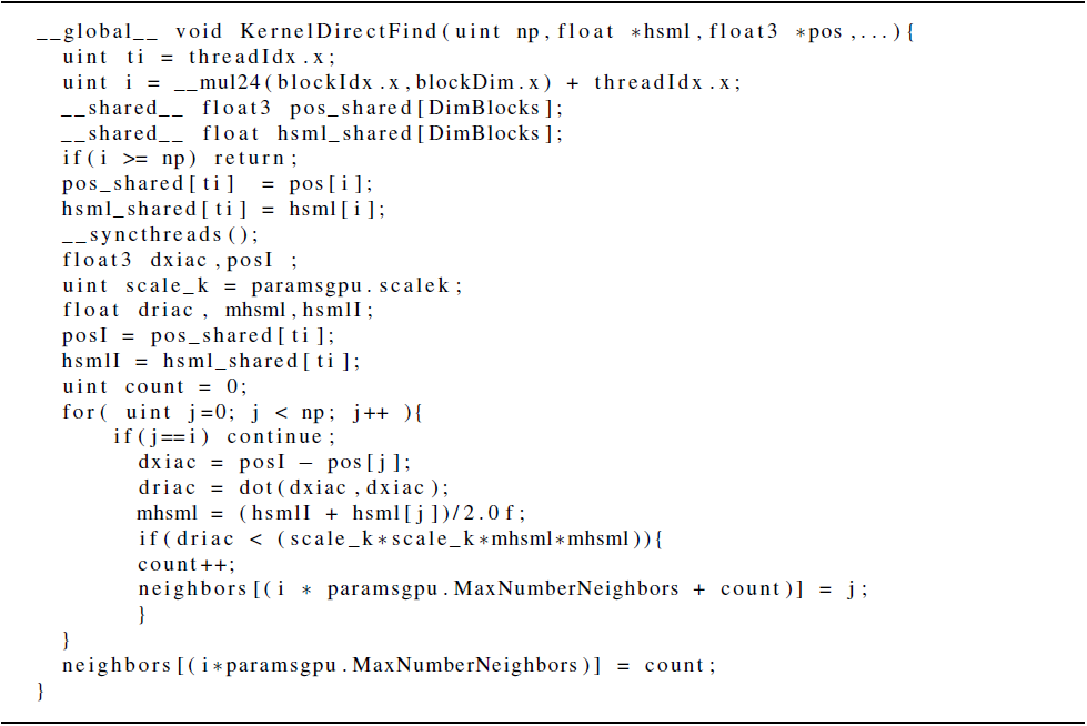 Busca
Direta usando a memória compartilhada.