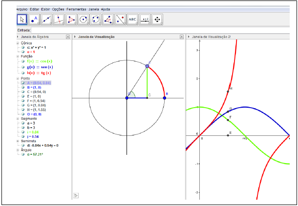 Construção GeoGebra: Solução Atividade Extraclasse