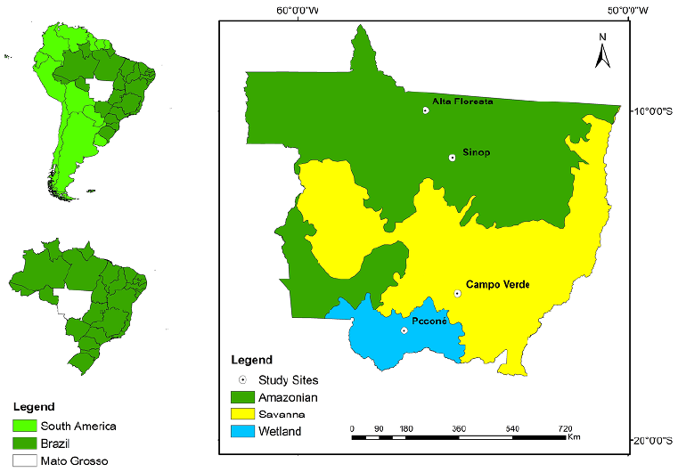 Location of Study Sites