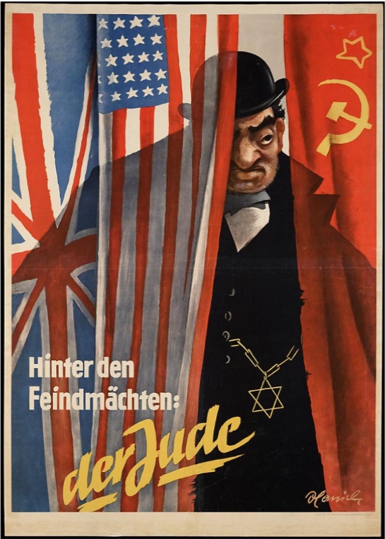 Carteles de Estados Unidos de América y la Alemania nazi en 1942:  propaganda y guerra