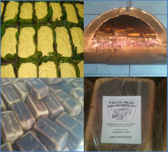 Produ&ccedil;&atilde;o artesanal de p&atilde;o de milho no munic&iacute;pio de S&atilde;o Bonif&aacute;cio