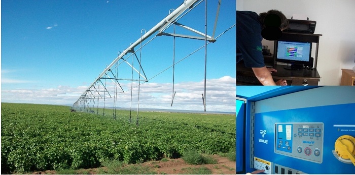 Gesti&oacute;n a distancia y por ordenador del riego por pivot, propiedad San Fili, marzo 2015