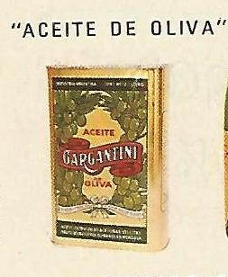 Lata de aceite de oliva Gargantini.