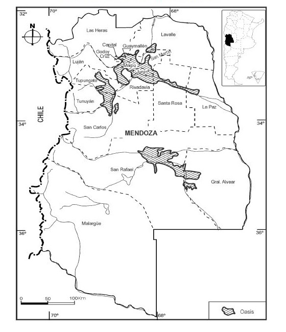 Departamentos de la Provincia de Mendoza