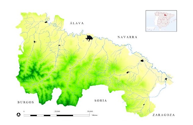 Situaci�n del �rea de estudio