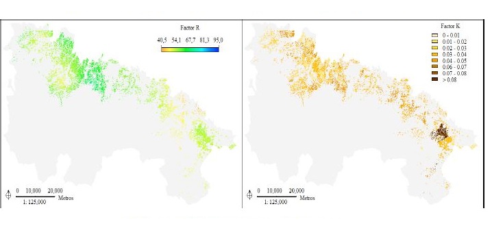 Erosividad de las precipitaciones y erodibilidad de los suelos