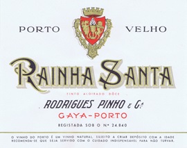 R�tulo &ldquo;Rainha Santa tinto aloirado d�ce&rdquo; Figure 17. &ldquo;Rainha Santa tinto aloirado d�ce&rdquo; label