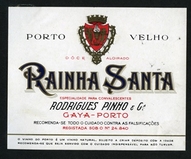 R�tulo Rainha Santa Figure 8. Rainha Santa label