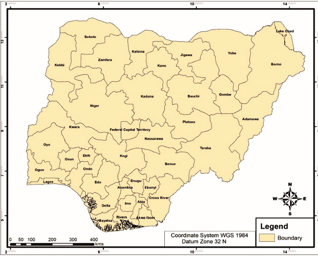 Nigerian Map