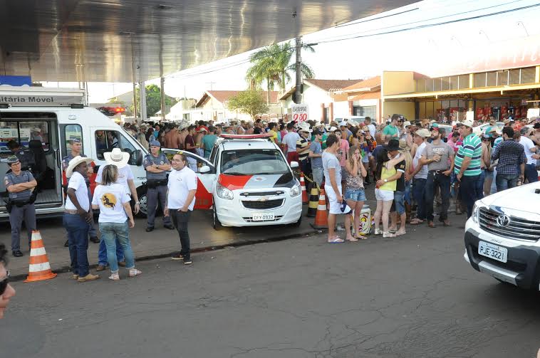 Avenida 43 durante a realização da Festa
do Peão de Barretos 2015