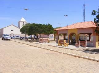 Coreto e igreja matriz do
Distrito da Ribeira/PB