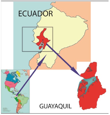 Ubicaci&oacute;n geogr&aacute;fica de Guayaquil