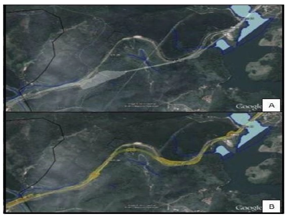 Trecho da duplicação da
Rodovia dos Tamoios - Serrinha