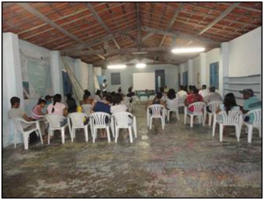 Reuni&atilde;o
com as Lideran&ccedil;as locais