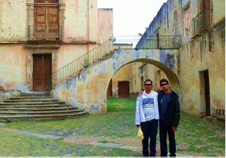 Fotografía de visitante del Molino de Flores