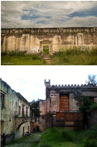 Aspectos de los restos de la estructura arquitectónica del Molino de Flores