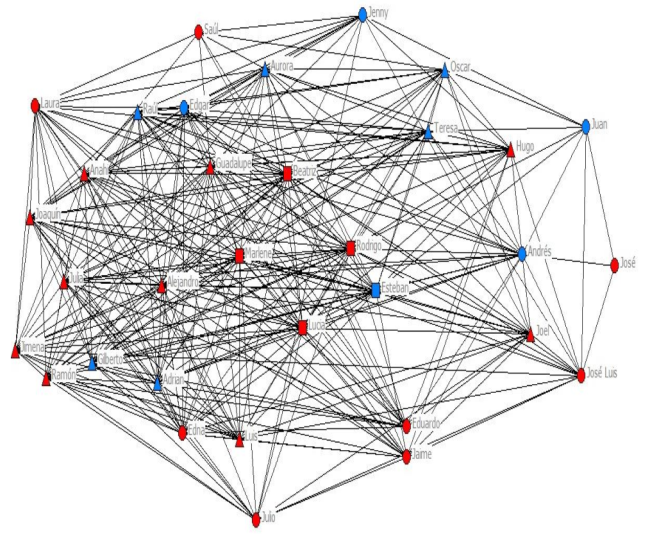 Red de relaciones entre actores