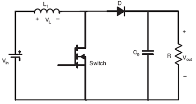 Boost converter circuit.