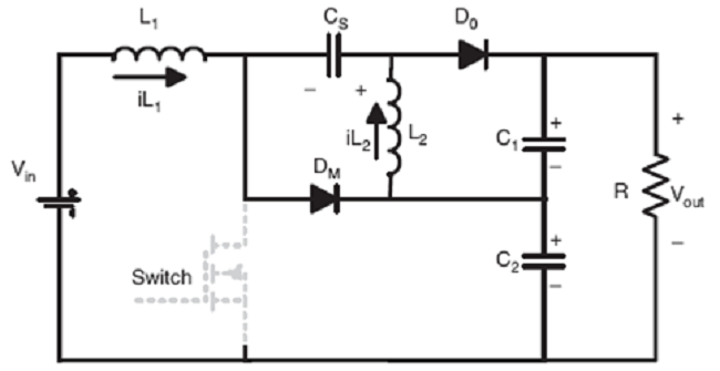 Proposed converter switched OFF condition circuit.