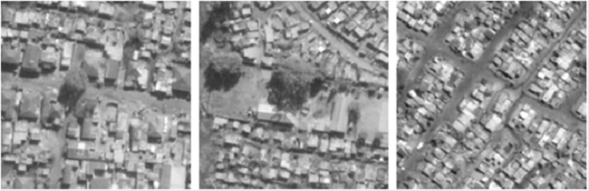 Informal squatters (IS type1): the structure of the informal squatters is not stable. The dwellings of this category are shack type (made out of cardboard, wood, tin, etc.). Typically characterized by high building densities.