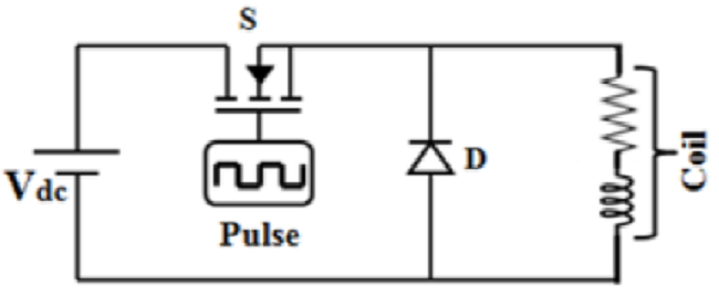 Schematic diagram of thebuck amplifier.