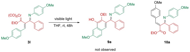 Conversion of 3l into ethyl acrylic ester 10b.